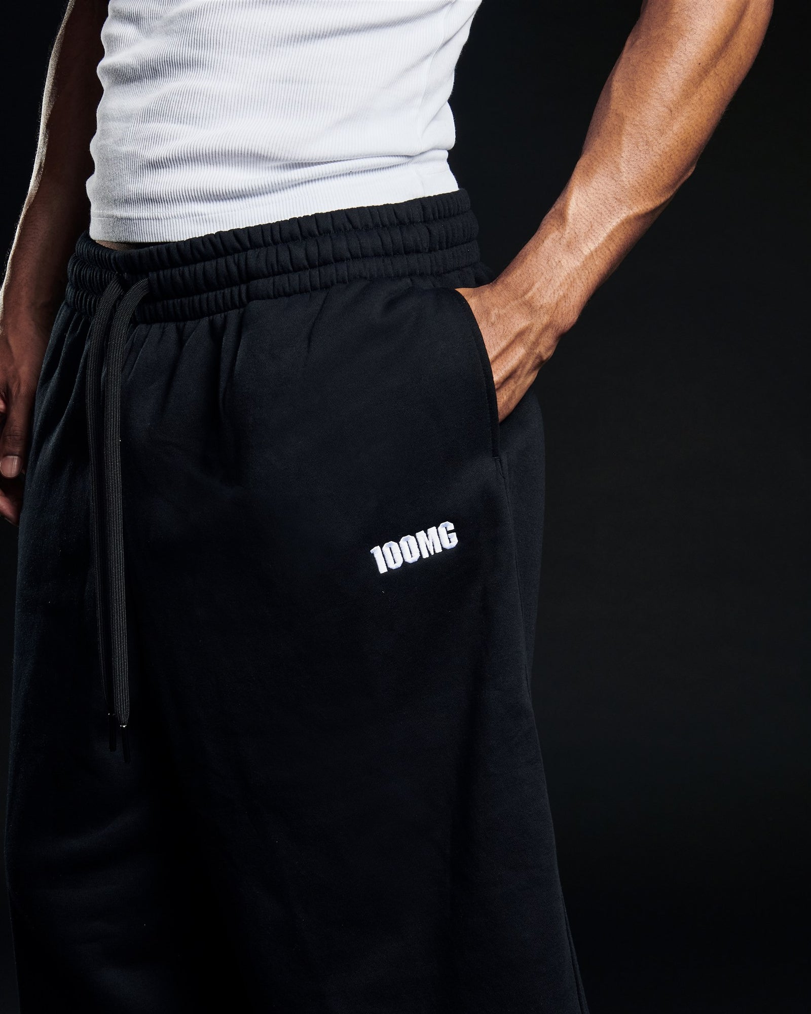 3/4 Training Sweat — Black